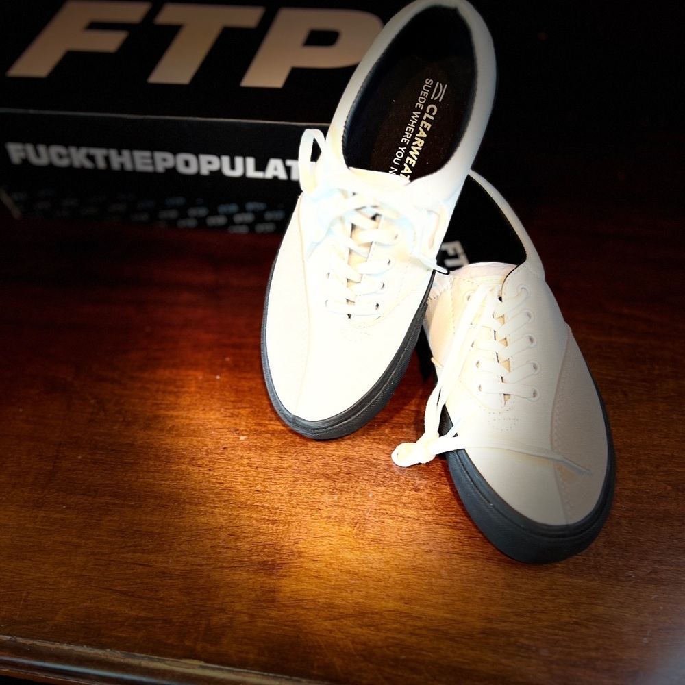 Never worn FTP white sneaker